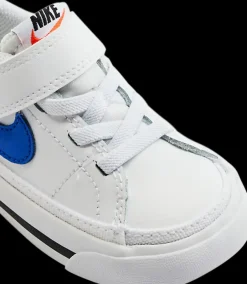 Best biało-niebieskie sneakersy dziecięce COURT LEGACY Dzieci Sportowe