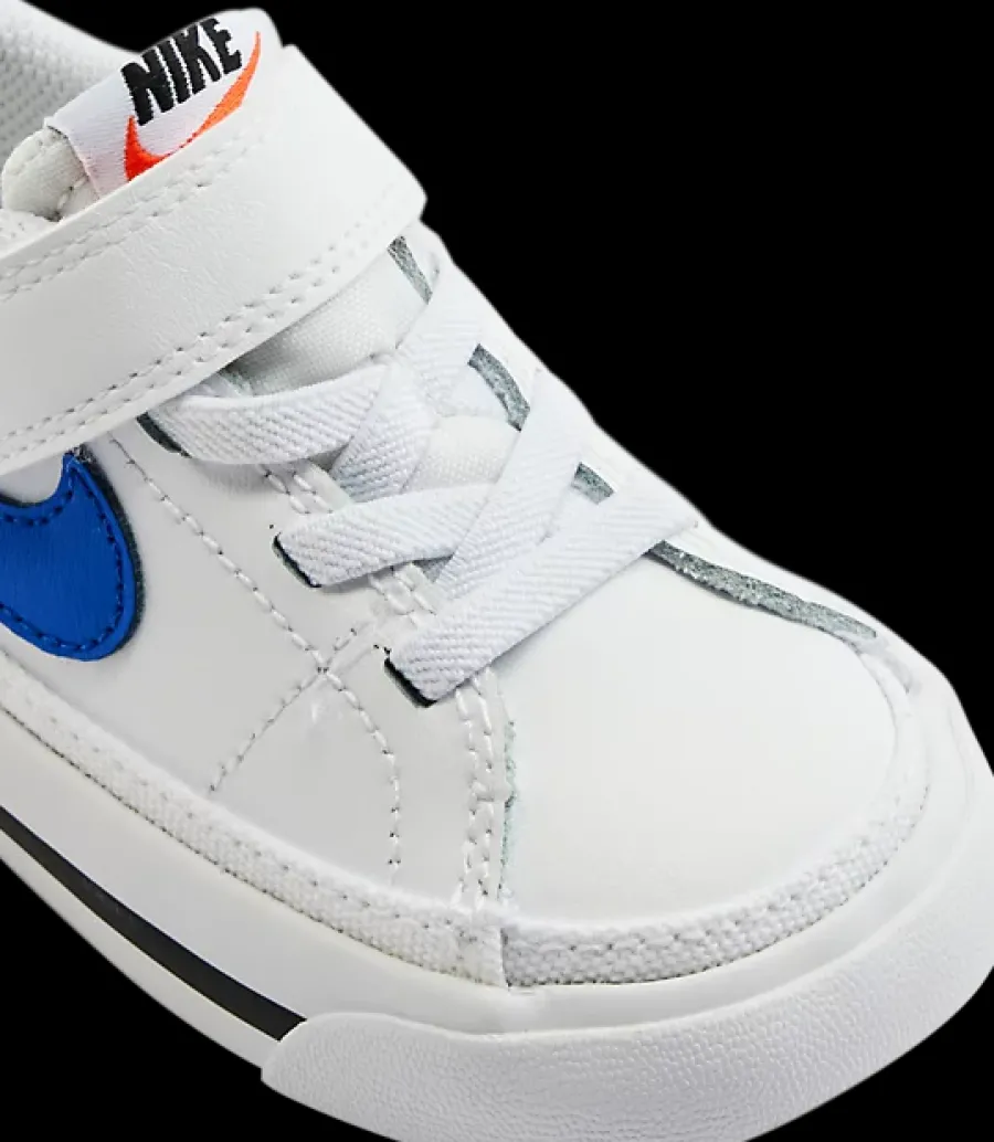 Best biało-niebieskie sneakersy dziecięce COURT LEGACY Dzieci Sportowe