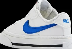 Best biało-niebieskie sneakersy dziecięce COURT LEGACY Dzieci Sportowe