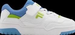 Online biało-niebieskie sneakersy dziecięce Dzieci Sportowe