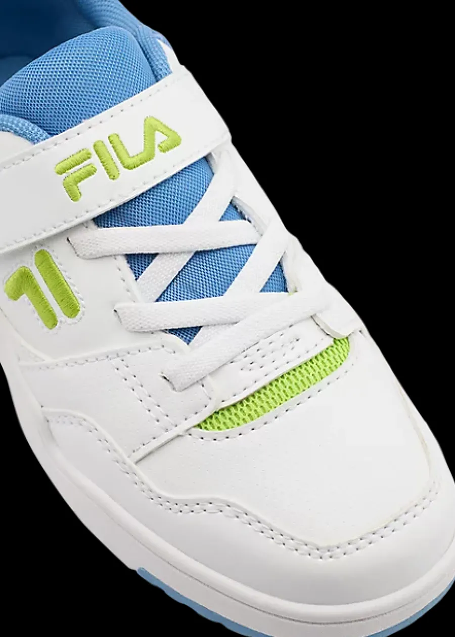 Online biało-niebieskie sneakersy dziecięce Dzieci Sportowe