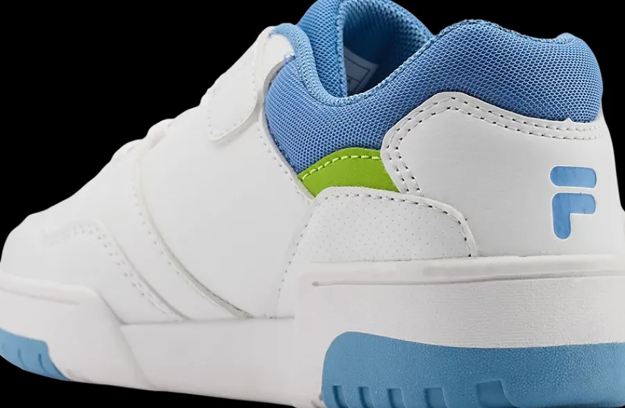 Online biało-niebieskie sneakersy dziecięce Dzieci Sportowe