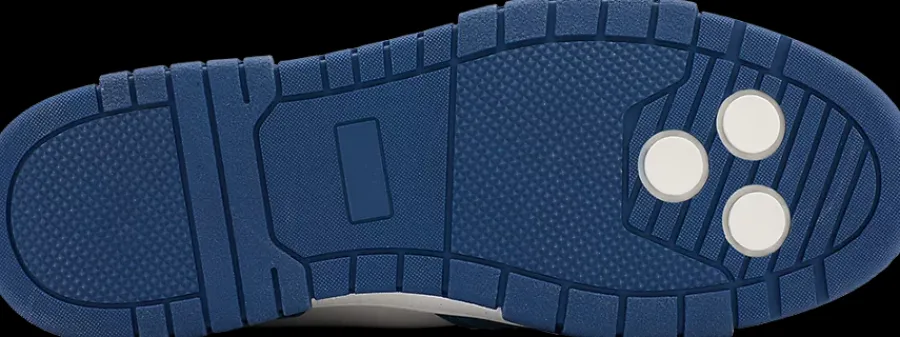 Online biało-niebiesko-żółte sneakersy męskie Męskie Półbuty