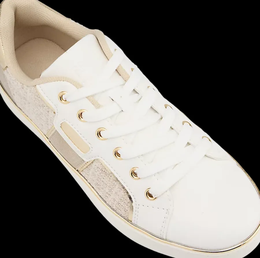 Online biało-platynwe sneakersy damskie Damskie Sportowe