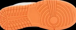 Sale biało-pomarańczowe sneakersy dziewczęce Dzieci Sportowe