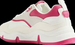 Best biało-różowe sneakersy damskie Damskie Sportowe