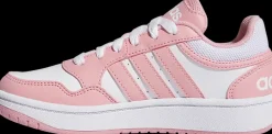 Best biało-różowe sneakersy damskie Hoops 3.0 Dzieci Sportowe|Markowe