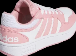 Best biało-różowe sneakersy damskie Hoops 3.0 Dzieci Sportowe|Markowe