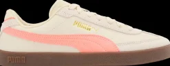 Outlet biało-różowe sneakersy damskie CLUB II ERA Damskie Sportowe|Markowe