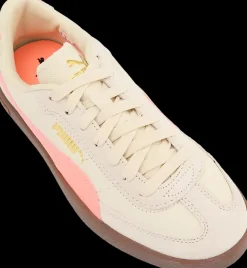 Outlet biało-różowe sneakersy damskie CLUB II ERA Damskie Sportowe|Markowe