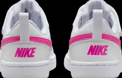 Online biało-różowe sneakersy dziecięce Court Borough Low Recraft Dzieci Sportowe|Markowe