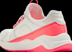 Best biało-różowe sneakersy dziewczęce Dzieci Sportowe