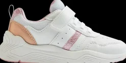 Clearance biało-różowe sneakersy dziewczęce Dzieci Sportowe