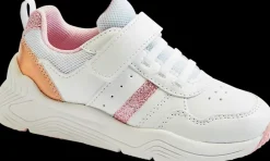 Clearance biało-różowe sneakersy dziewczęce Dzieci Sportowe