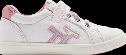 Sale biało-różowe sneakersy dziewczęce Dzieci Sportowe