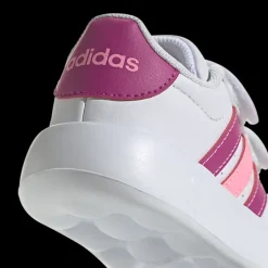 Hot biało-różowe sneakersy dziewczęce Breaknet Bubble Dzieci Sportowe