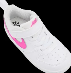 Sale biało-różowe sneakersy dziewczęce COURT BOROUGH LOW RECRAFT Dzieci Sportowe|Markowe