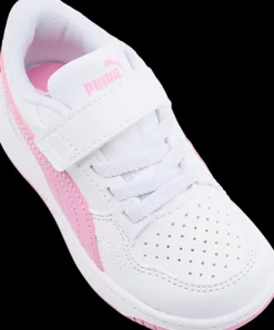 Best biało-różowe sneakersy dziewczęce Reb-L Dzieci Sportowe
