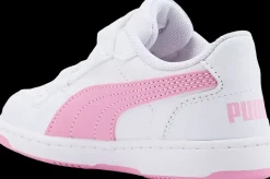 Best biało-różowe sneakersy dziewczęce Reb-L Dzieci Sportowe