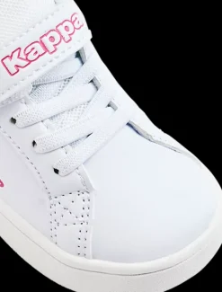 Outlet biało-różowe sneakersy dziewczęce Dzieci Sportowe