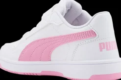 Outlet biało-różowe sneakersy dziewczęce Reb-L Dzieci Sportowe|Markowe