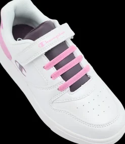 biało-różowe sneakersy dziewczęce DEUCE GIRLS Dzieci Sportowe|Do Szkoły