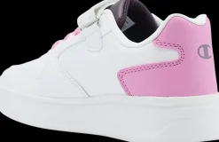 biało-różowe sneakersy dziewczęce DEUCE GIRLS Dzieci Sportowe|Do Szkoły