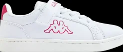 Online biało-różowe sneakersy dziewczęce Kelford Dzieci Sportowe|Do Szkoły