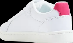 Online biało-różowe sneakersy dziewczęce Kelford Dzieci Sportowe|Do Szkoły