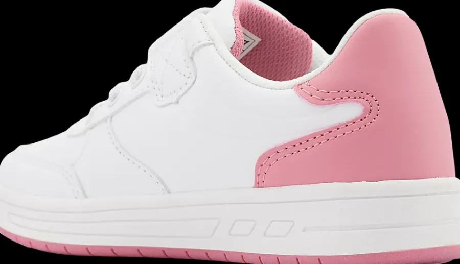 New biało-różowe sneakersy dziewczęce Dzieci Sportowe