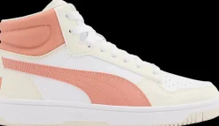 Sale biało-różowe wysokie sneakersy damskie Reb-L Mid Damskie Sportowe|Markowe