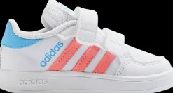 Online biało-różowo-niebieskie sneakersy dziewczęce Breaknet Dzieci Sportowe