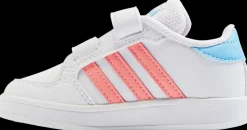 Online biało-różowo-niebieskie sneakersy dziewczęce Breaknet Dzieci Sportowe