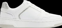 Outlet biało-srebrne sneakersy damskie Damskie Sportowe