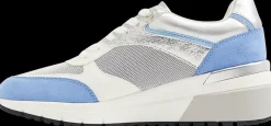 biało-srebrno-niebieskie sneakersy damskie Damskie Sportowe