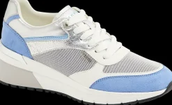 biało-srebrno-niebieskie sneakersy damskie Damskie Sportowe