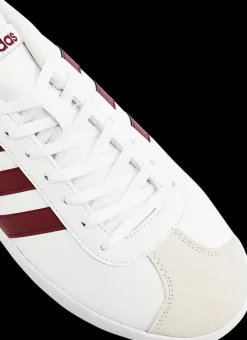 Best biało-szaro-bordowe sneakersy męskie VL Court Base Męskie Sportowe|Markowe