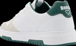 Discount biało-szaro-zielone sneakersy damskie Damskie Sportowe