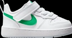 Clearance biało-zielone sneakersy dziecięce Court Borough Low Recraft Dzieci Sportowe