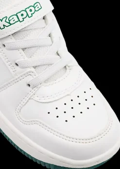 Online biało-zielone sneakersy dziecięce Coda Low Dzieci Sportowe
