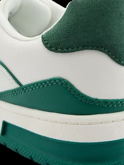 Hot biało-zielone sneakersy męskie Męskie Sportowe