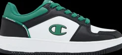Discount biało-zielono-czarne sneakersy młodzieżowe RD18 Dzieci Sportowe|Markowe