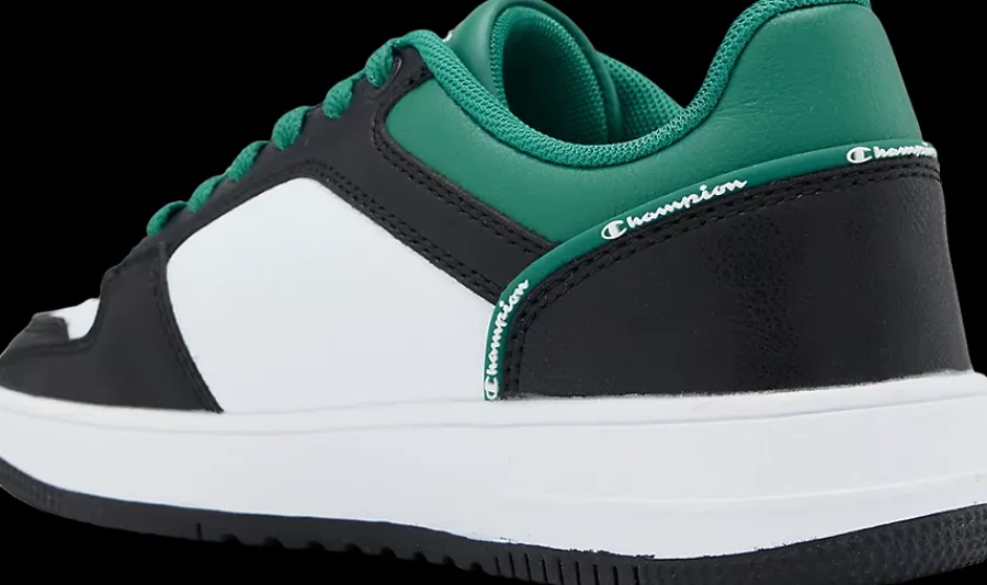 Discount biało-zielono-czarne sneakersy młodzieżowe RD18 Dzieci Sportowe|Markowe