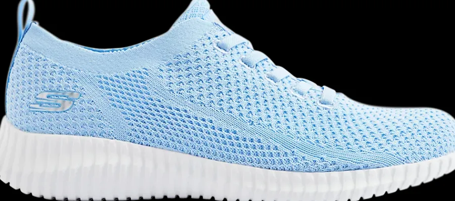 Outlet błękitne sneakersy damskie z wkładką memory Damskie Sportowe|Markowe
