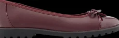 New bordowe baleriny damskie Damskie Baleriny