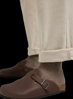 Clearance brązowe kapcie męskie Męskie Kapcie
