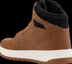 Best brązowe ocieplane sneakersy męskie za kostkę Męskie Kozaki
