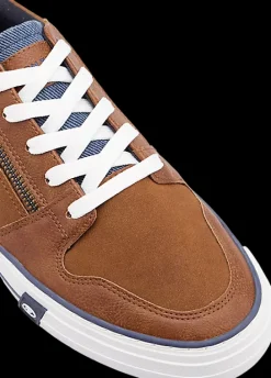 New brązowe sneakersy męskie Męskie Sportowe