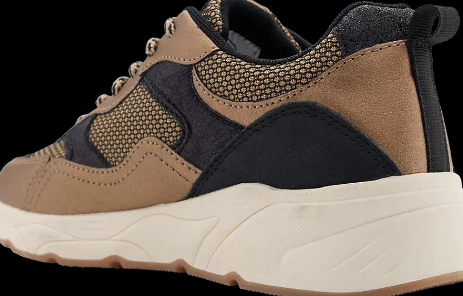 Online brązowo-czarne sneakersy Damskie Sportowe