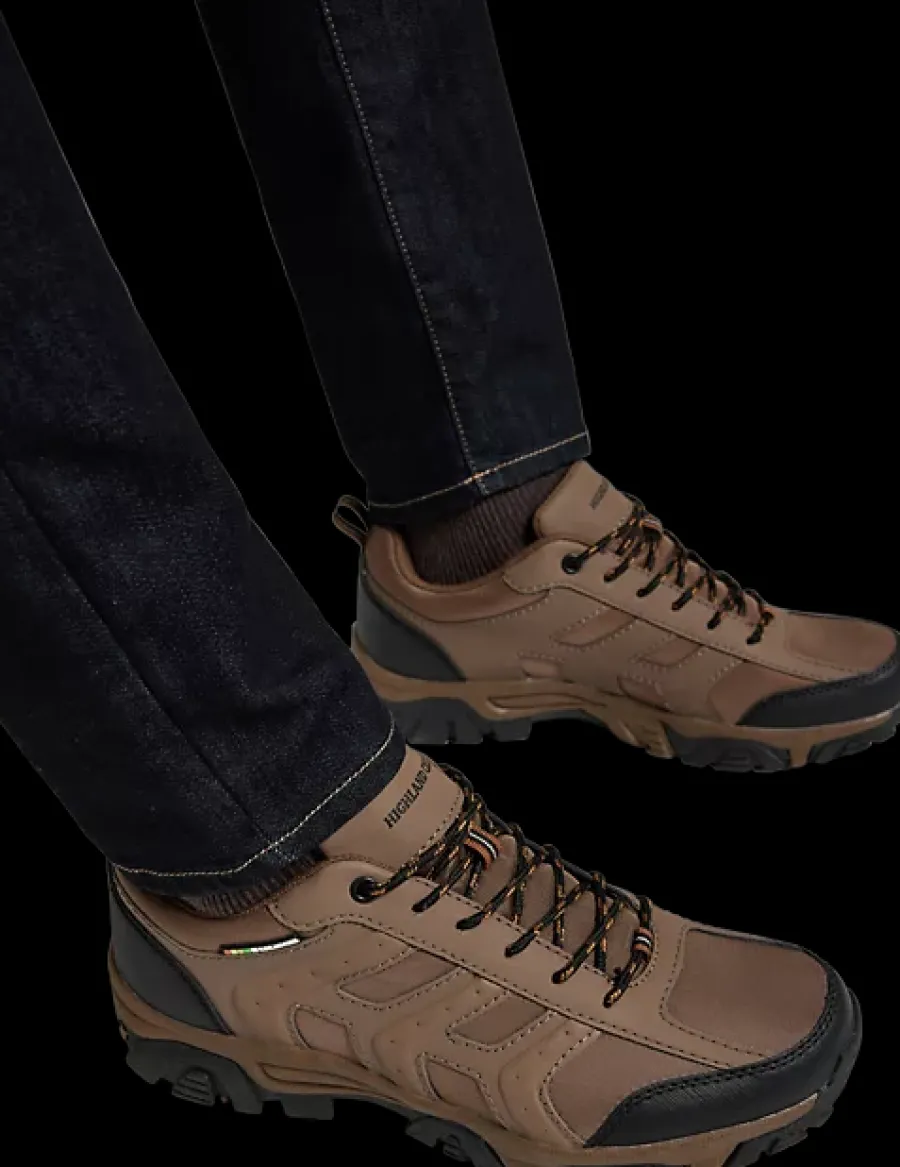 New brązowo-czarne trekkingowe buty męskie Męskie Trekkingowe|Trekkingowe
